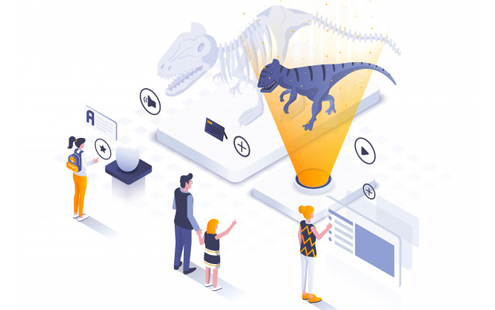 Experiential marketing with augmented reality and interactive installation